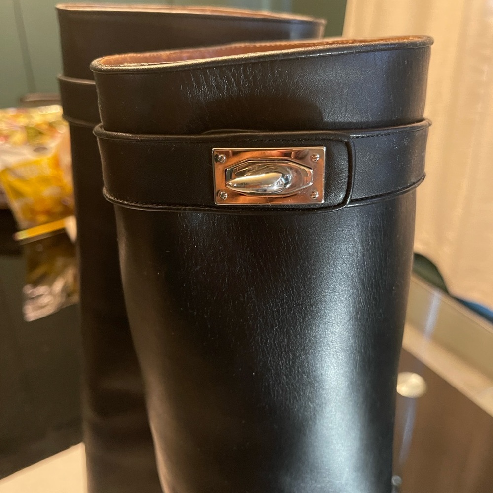 Givenchy Black Over the Knee Boots - Picture 2 of 9